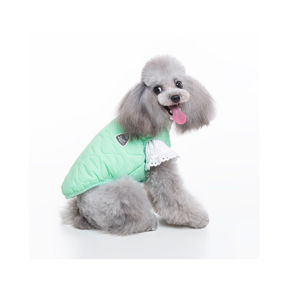 Sniff Pet Dog Cat Autumn and Winter Clothes Quilted Cotton Pet Cotton Vest Teddy Bear Small and Medium sized Dog Clothes image 4