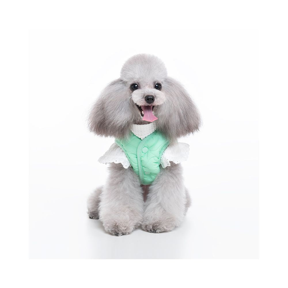Sniff Pet Dog Cat Autumn and Winter Clothes Quilted Cotton Pet Cotton Vest Teddy Bear Small and Medium sized Dog Clothes image 0