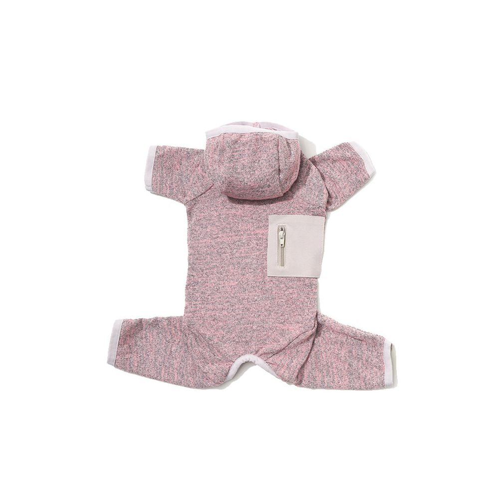 Sniff pet dog cat autumn and winter clothes high elasticity hooded dustproof suit teddy bear large medium and small dog clothes image 5