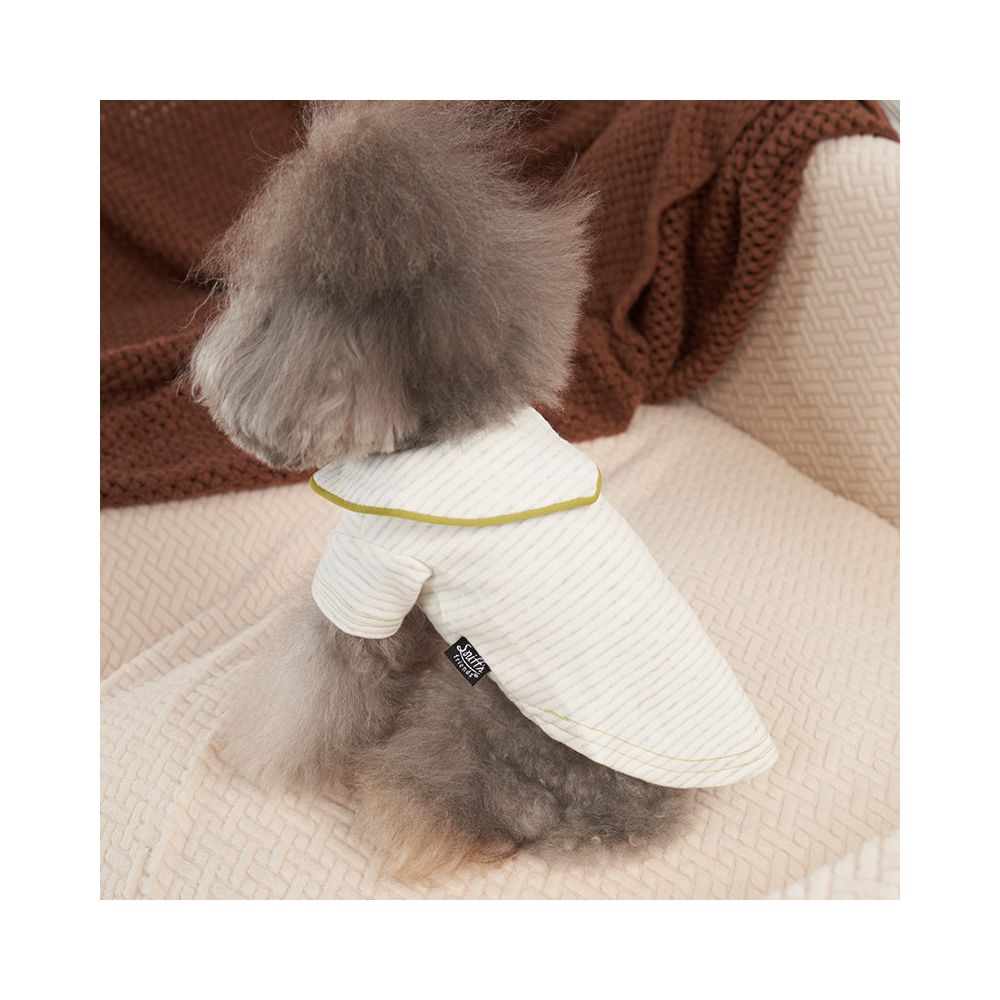 Sniff pet dog cat autumn and winter clothes doll collar soft cotton top teddy bear small and medium sized dog clothes image 4