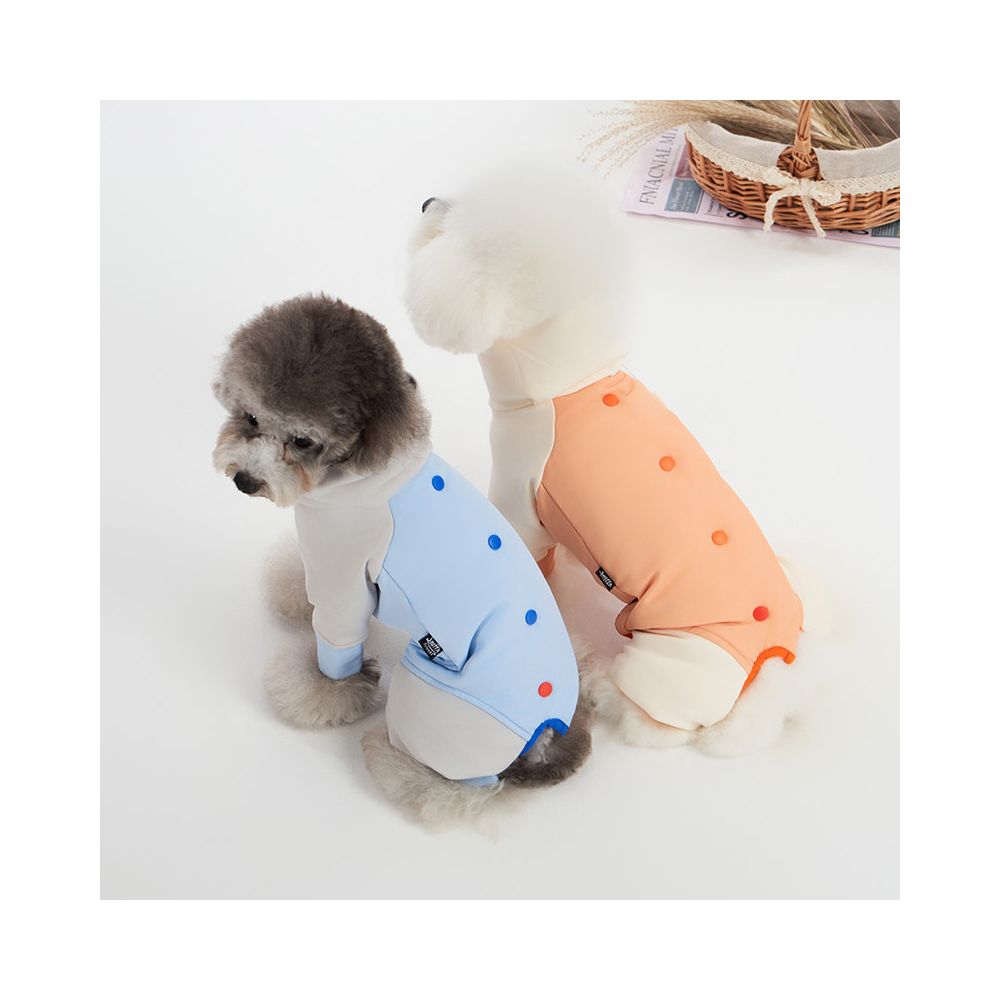Sniff pet dog cat autumn and winter clothes thermal storage air cotton clothes teddy bear small and medium sized dog clothes image 3