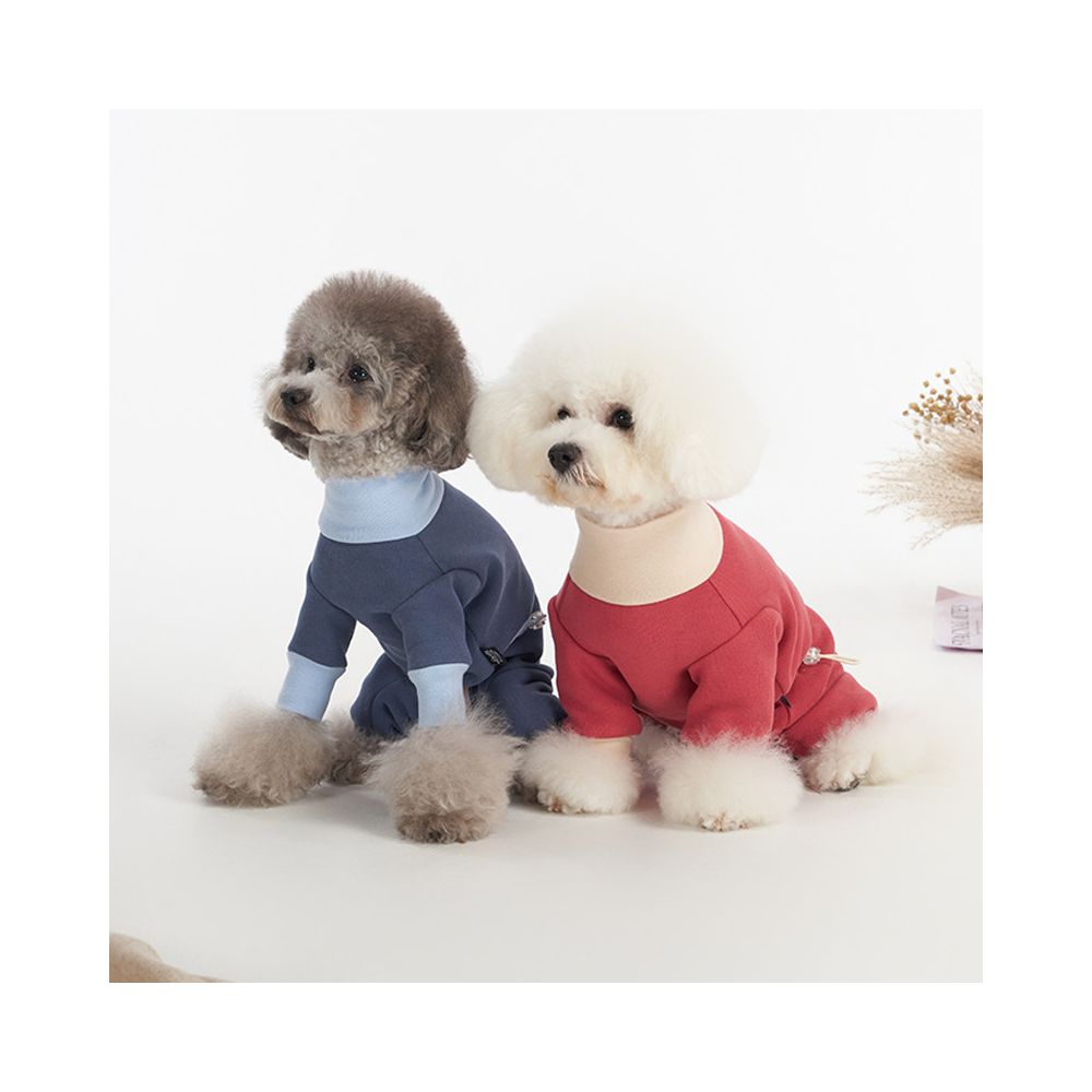 Sniff Pet Dog Cat Autumn Winter Clothes Wool Velvet Four Legged Outdoor Clothes Teddy Bear Small and Medium sized Dog Clothes image 1