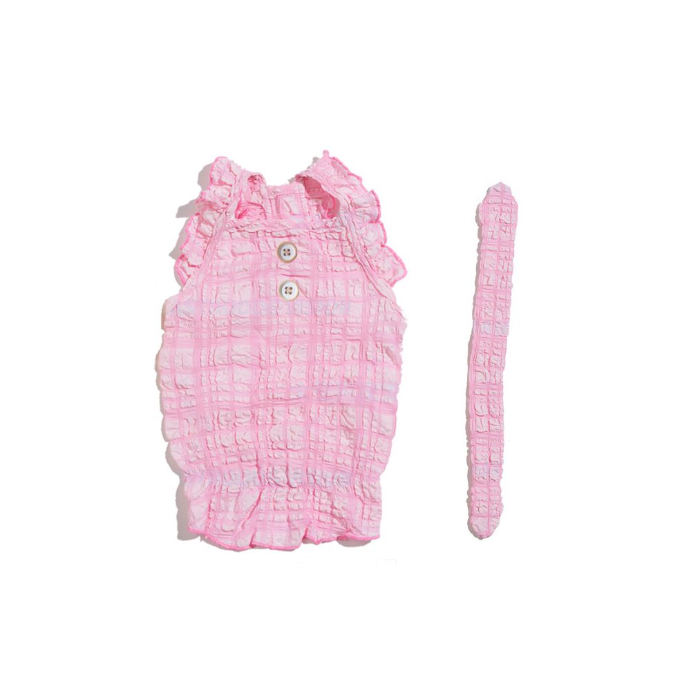 Sniff Pet Dog Cat Spring Summer Bubble Cotton Dress Pet Clothing New Product Comes with Bow Tie image 5