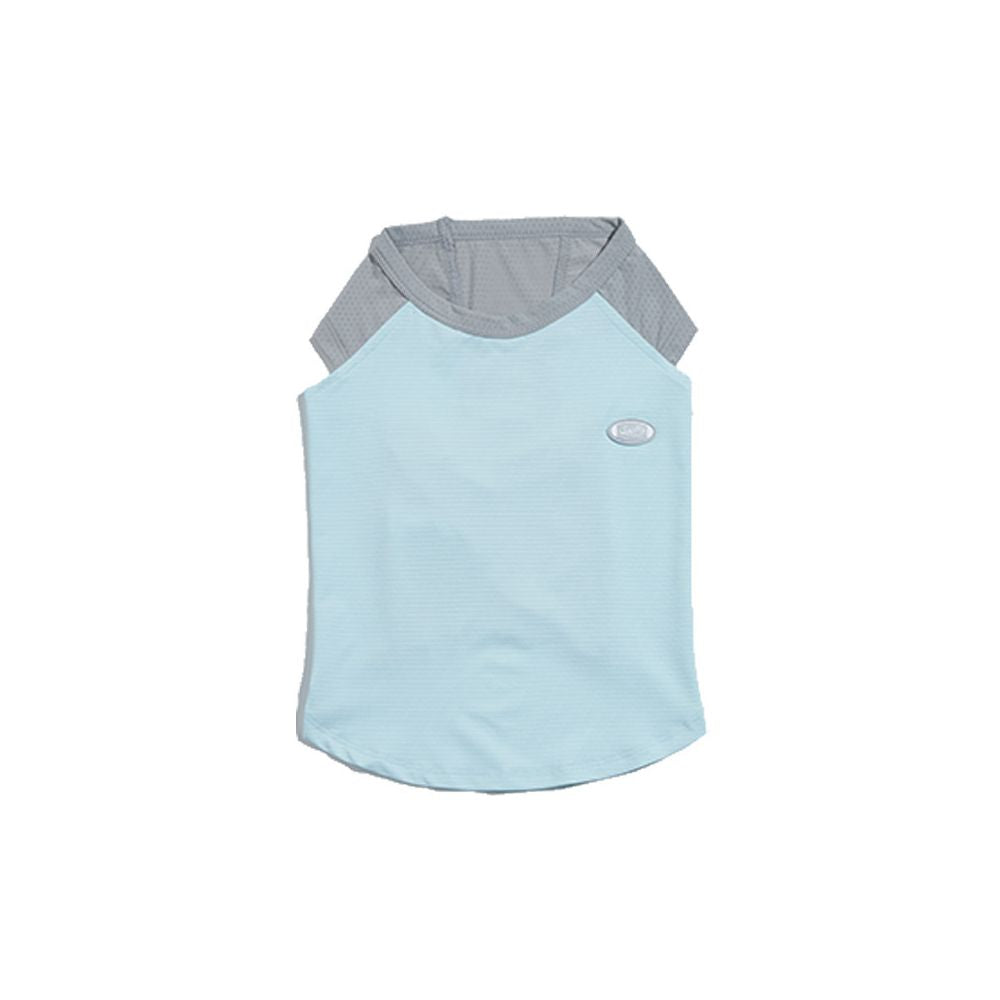Sniff pet dog cat spring summer macaron ice silk sunscreen T shirt cool coat small dog can be paired with neck protection image 5