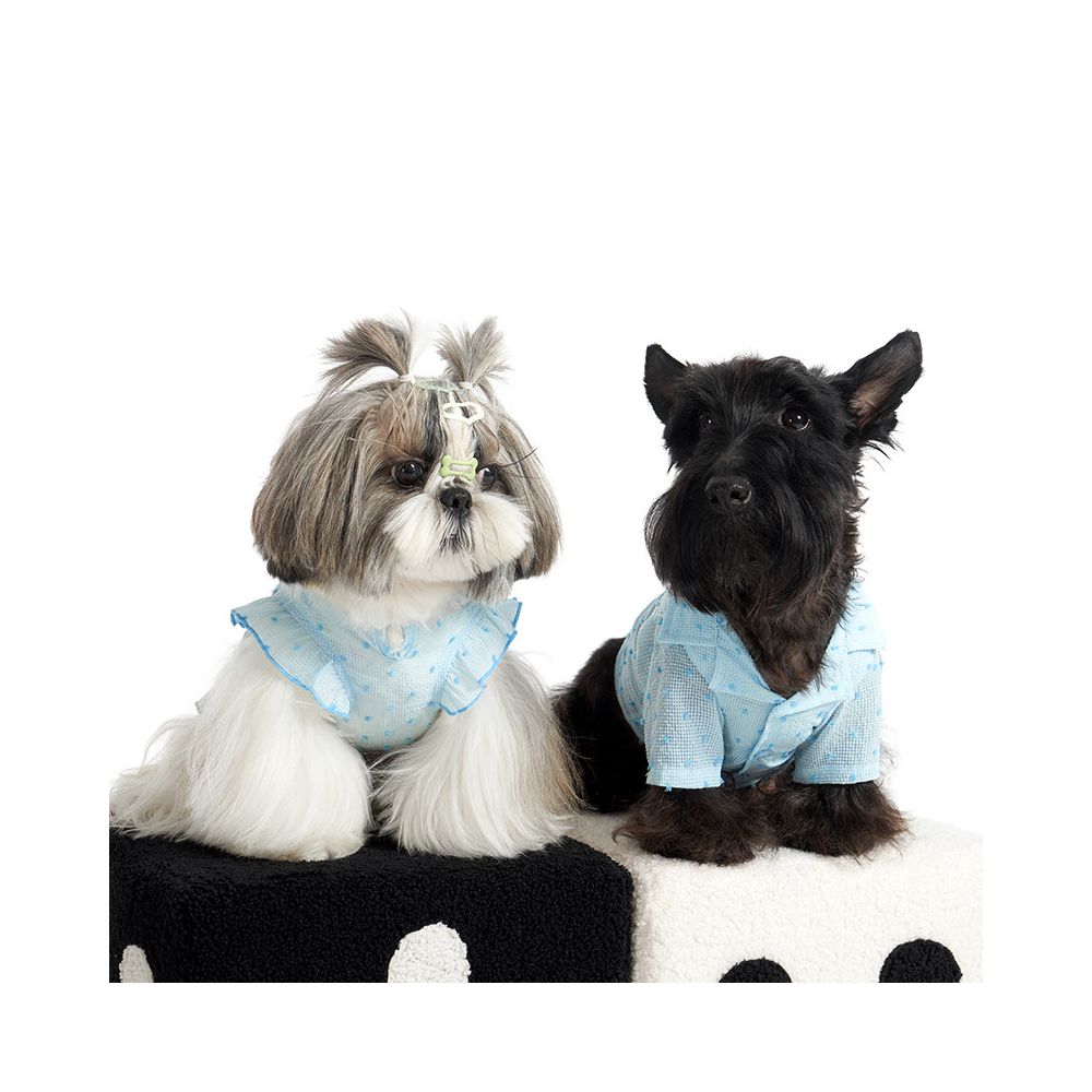 Sniff Pet Dog Cat Spring Summer Pop Dot Dress Small Dog Pet Clothes New Product image 1